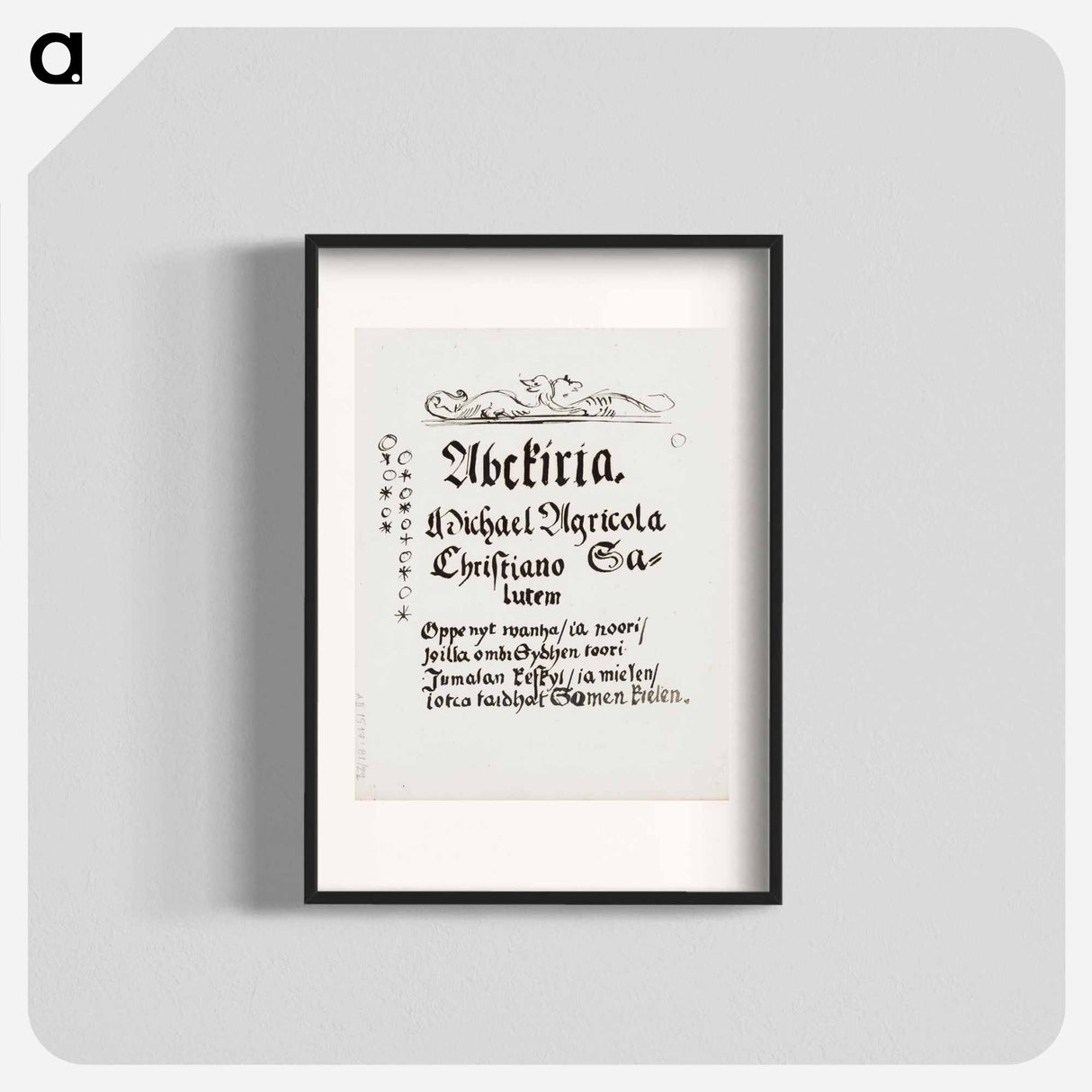 (unknown) part of a sketchbook - アルバート エーデルフェルト Poster.