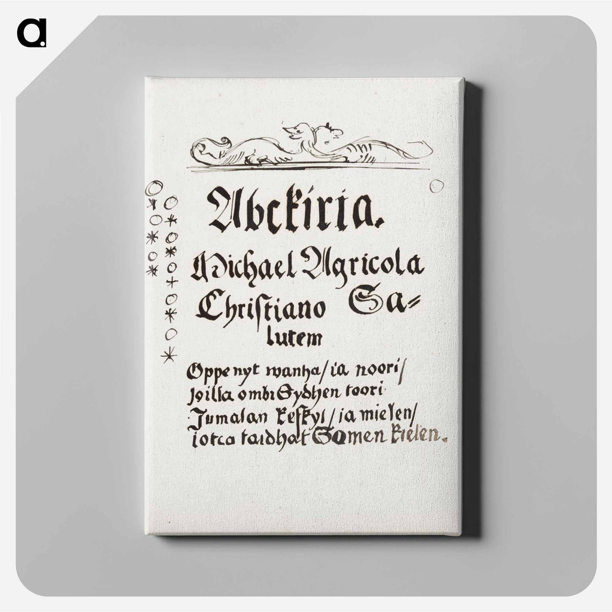 (unknown) part of a sketchbook - アルバート エーデルフェルト Canvas.