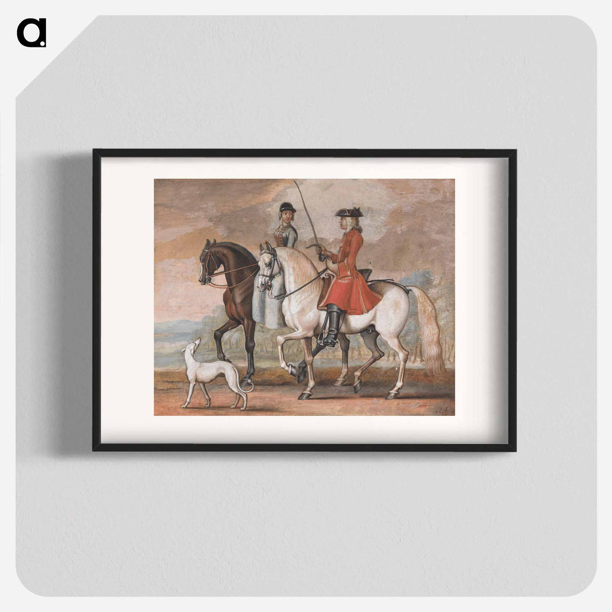 アートポスター-A Gentleman on a Managed Horse Riding Out With a Lady
- イェール大学アートギャラリー Poster.