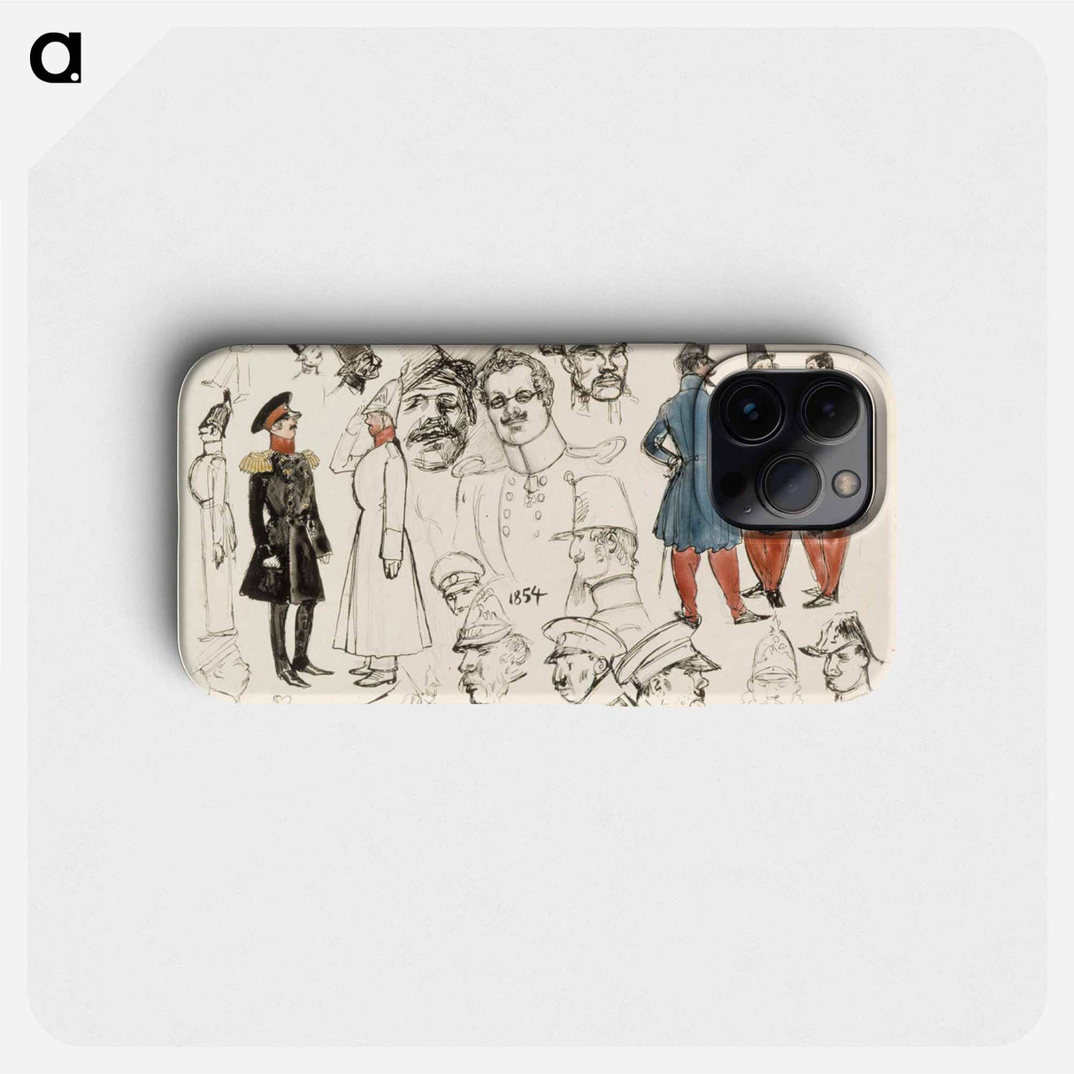 Venäläisiä - アルバート エーデルフェルト Phone Case.