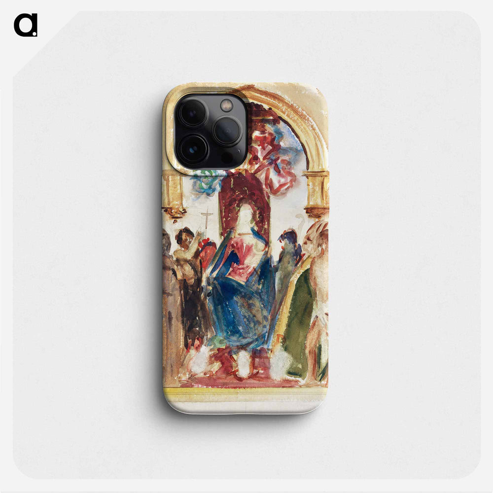 Madonna and Child and Saints - John Singer Sargent Phone Case.