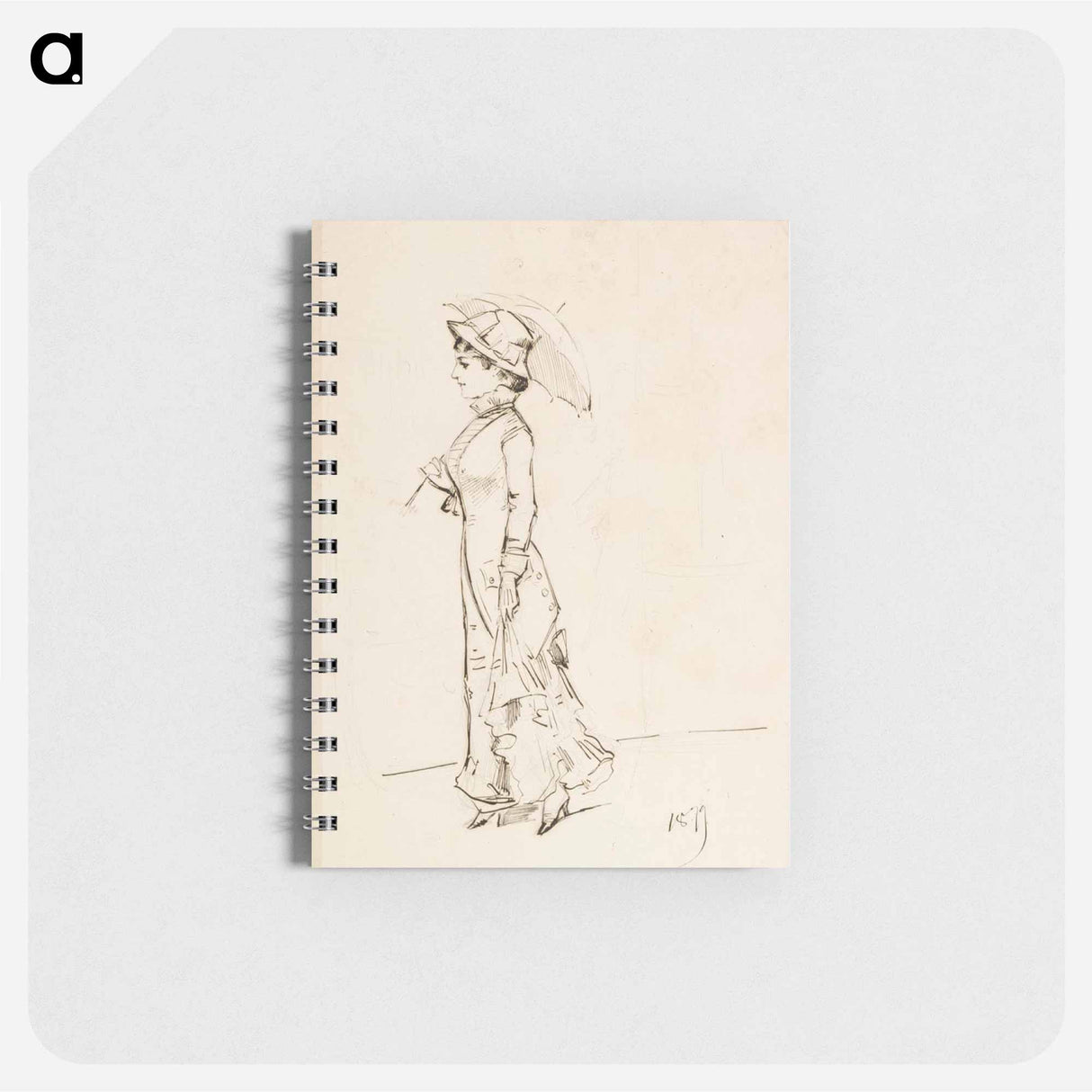 Nainen ja päivänvarjo - アルバート エーデルフェルト Memo.