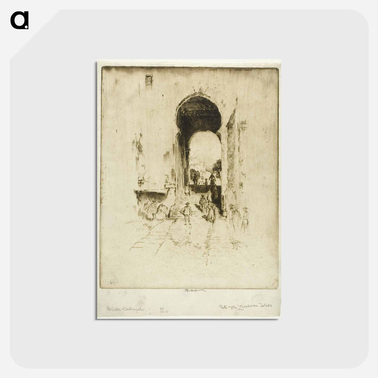 Gate of the Zocodovar, Toledo
- ジョセフ ペネル Postcard.