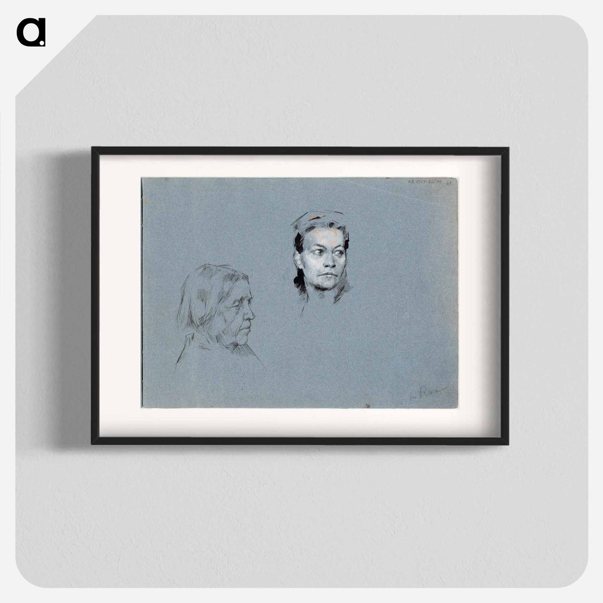 (unknown) part of a sketchbook - アルバート エーデルフェルト Poster.