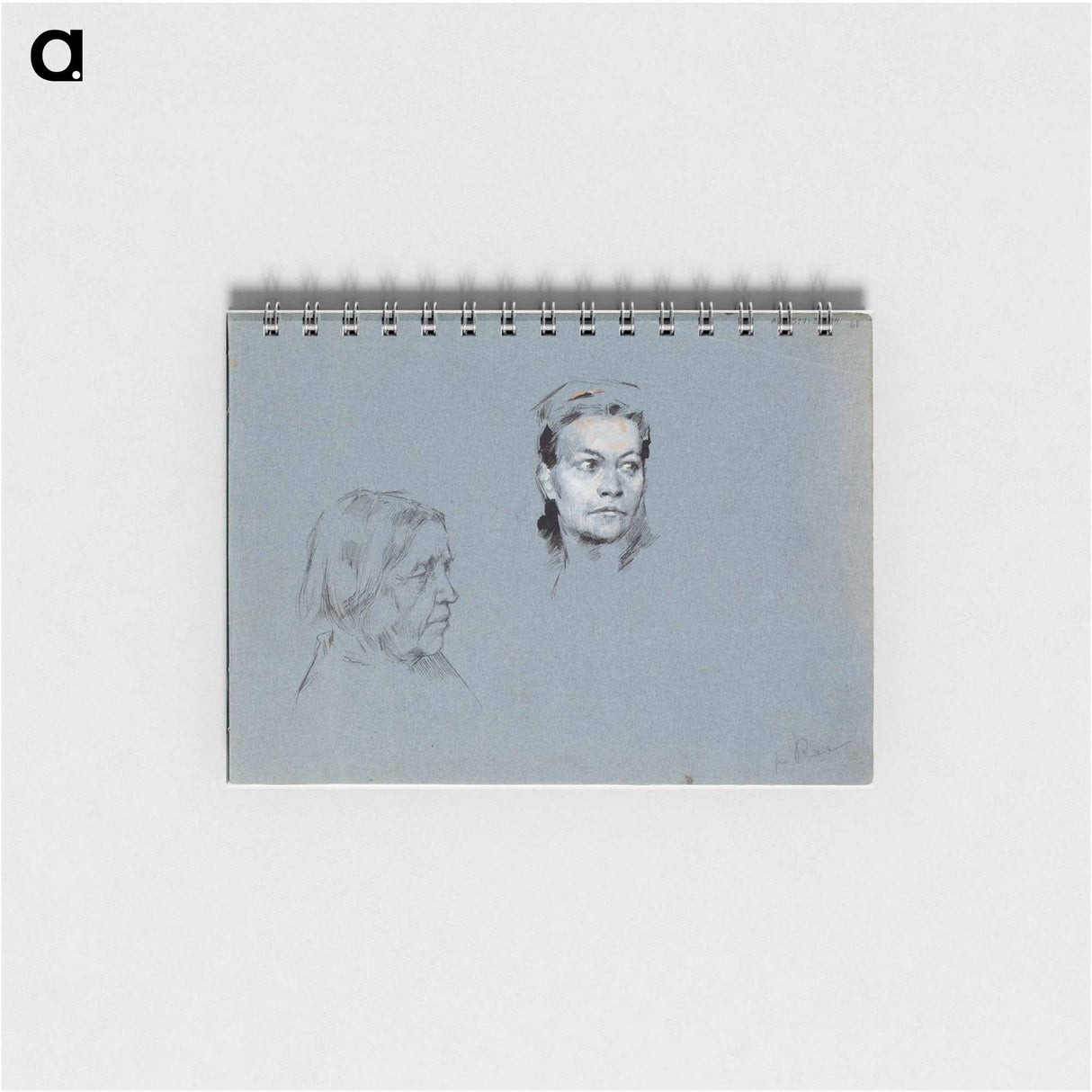 (unknown) part of a sketchbook - アルバート エーデルフェルト Memo.