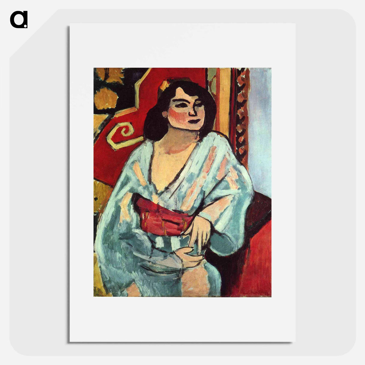 アートポスター-Algerian Woman - アンリ マティス Poster.