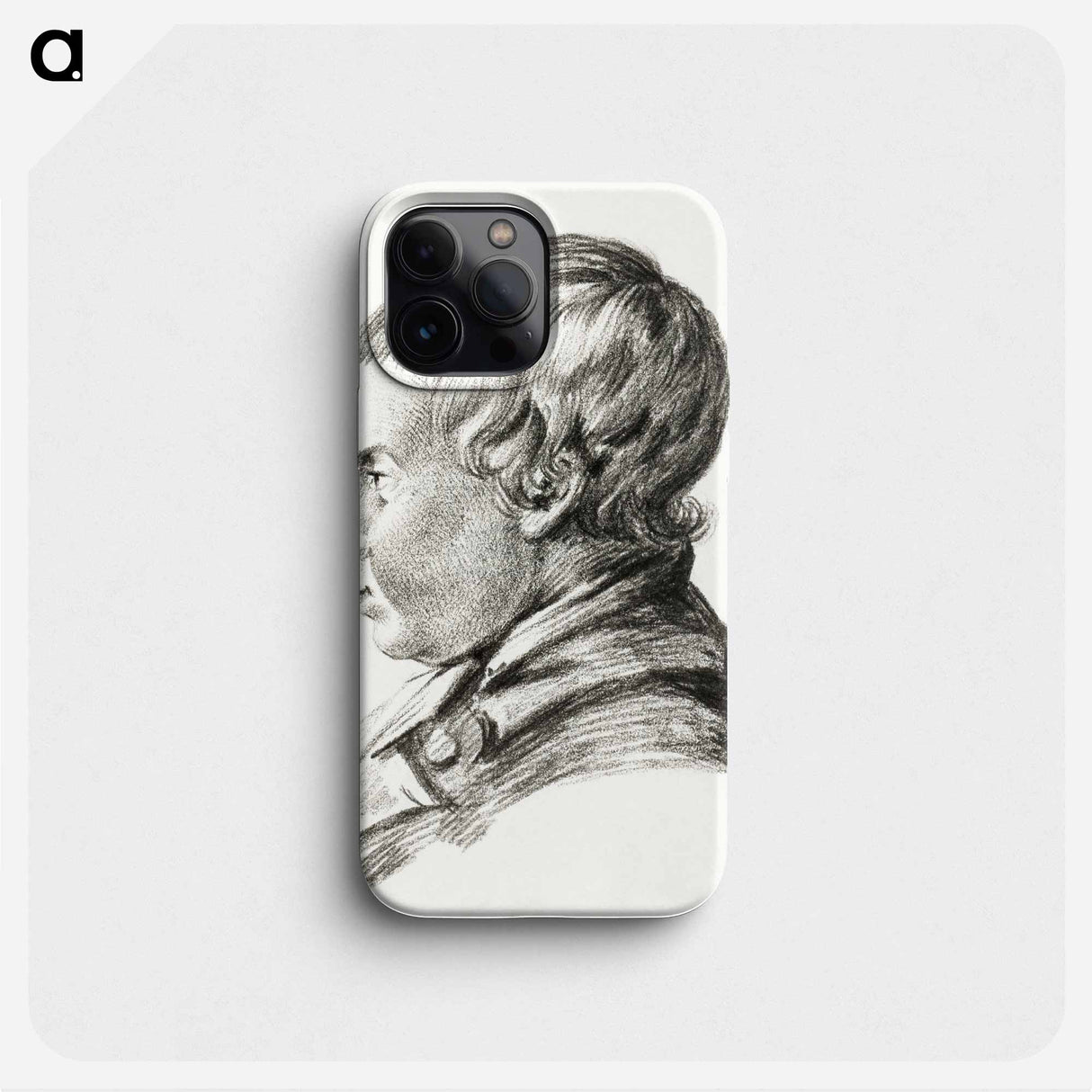 Bust of a boy - ジャン ベルナール Phone Case.