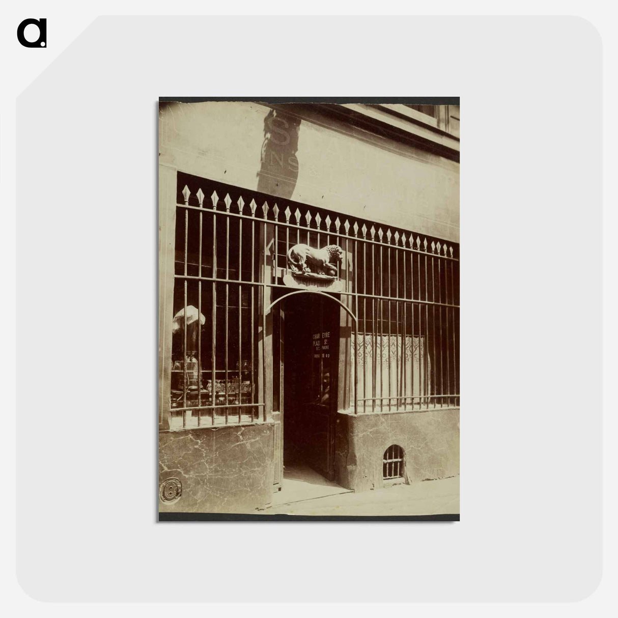 アートポストカード-Cabaret Rue de Lappe
- ウジェーヌ アジェ Postcard.