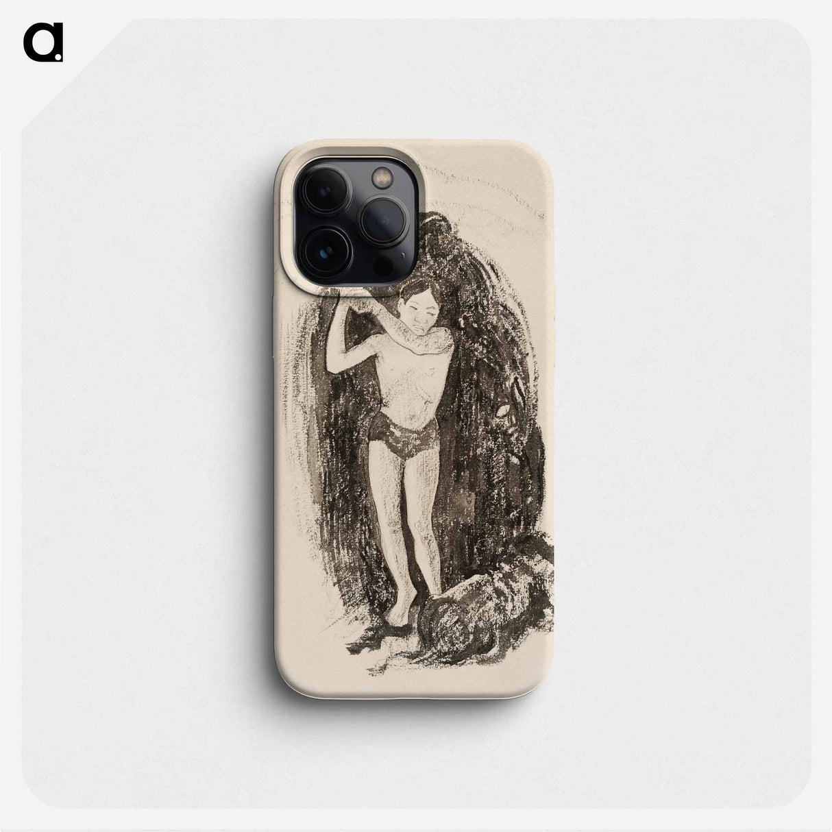 Man with an Ax - Paul Gauguin Phone Case.