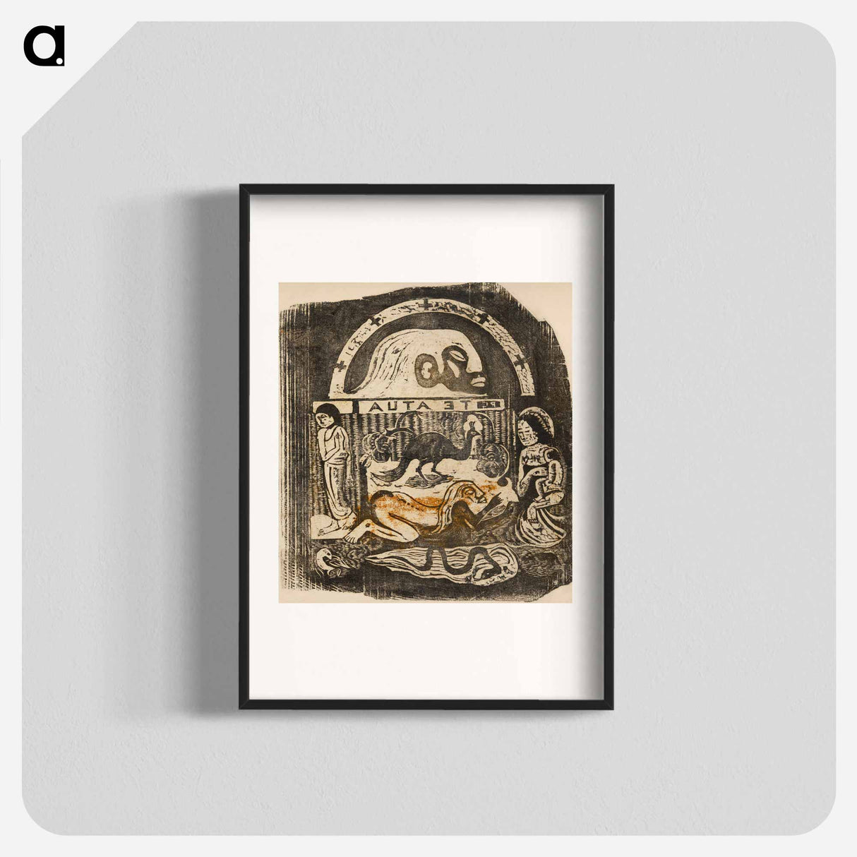 The God (Te atua) - Paul Gauguin Poster.