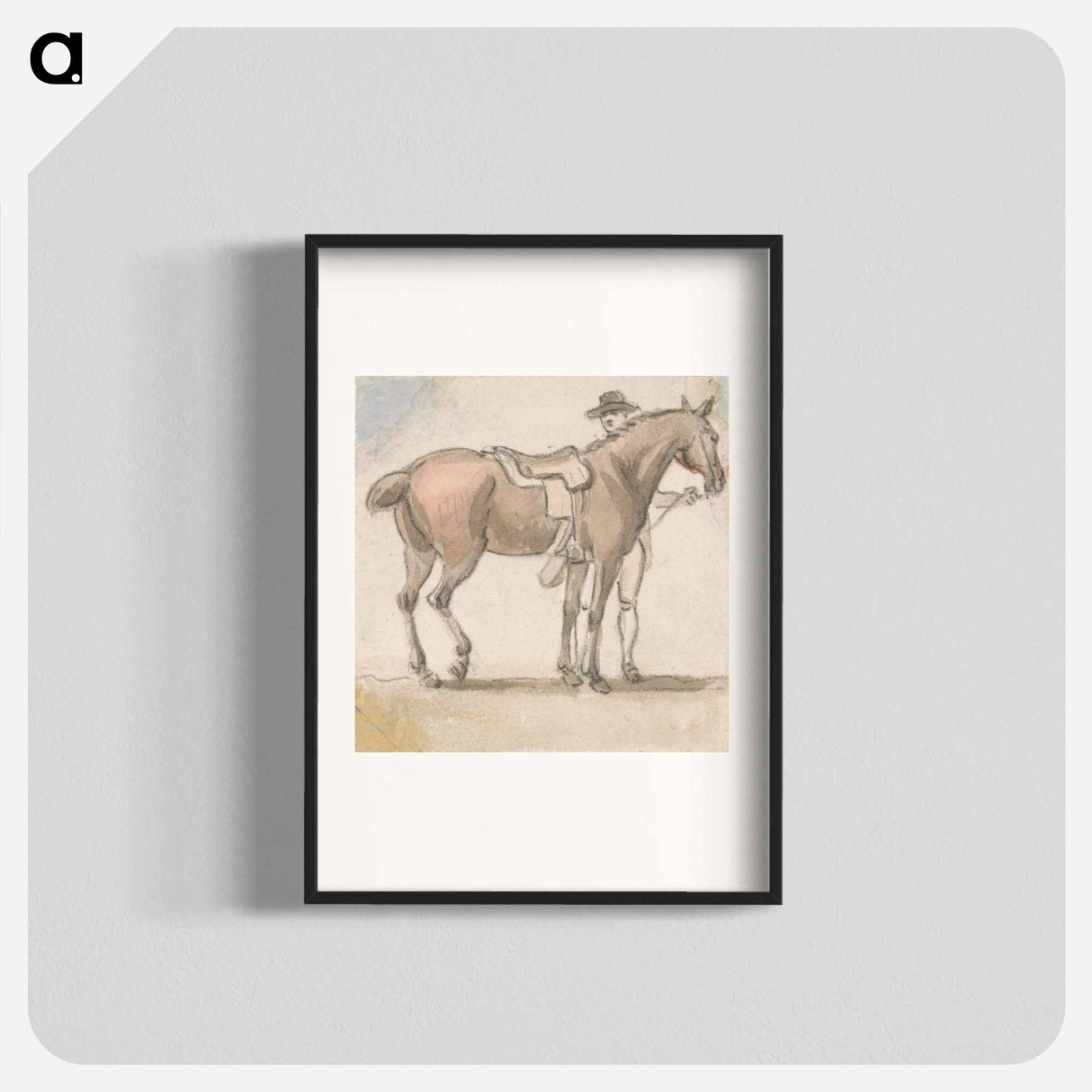 アートポスター-A Man and a Saddled Horse
- イェール大学アートギャラリー Poster.