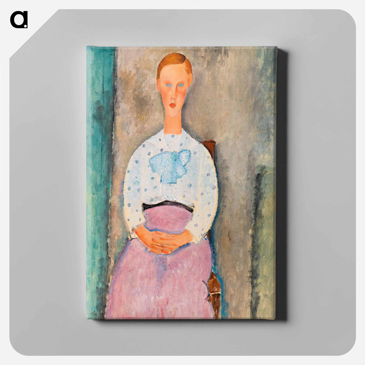 アートパネル-Girl with a Polka-Dot Blouse
- バーンズ・コレクション Canvas.