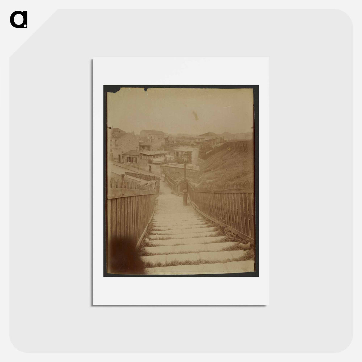 アートポストカード-Butte aux Cailles, Rue de la Colonie
- ウジェーヌ アジェ Postcard.