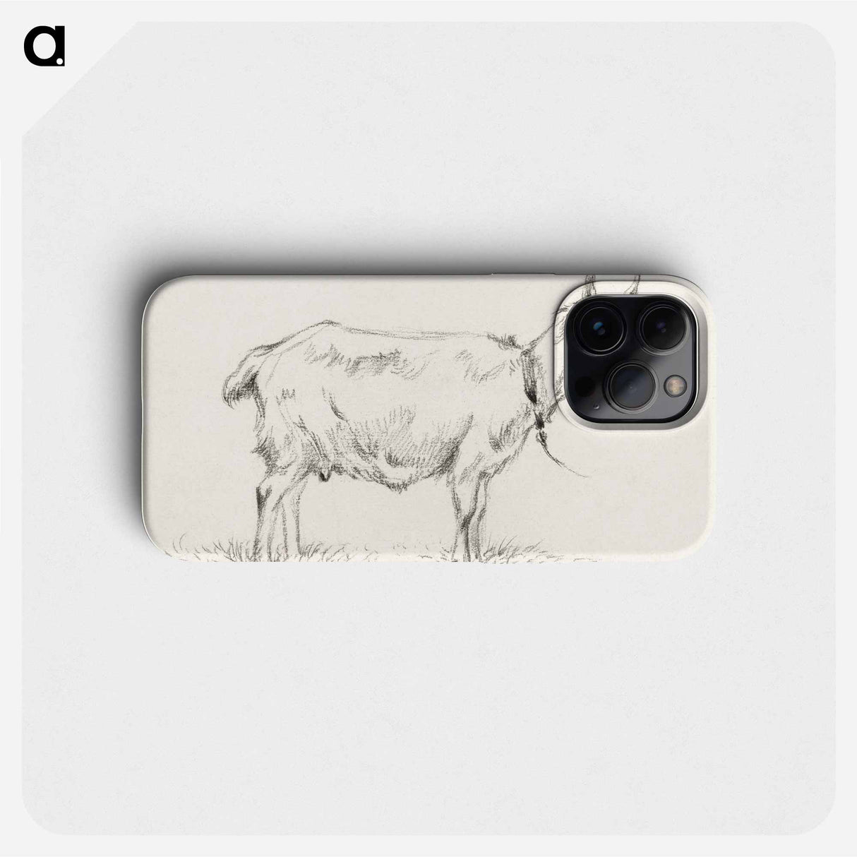 Standing goat - ジャン ベルナール Phone Case.