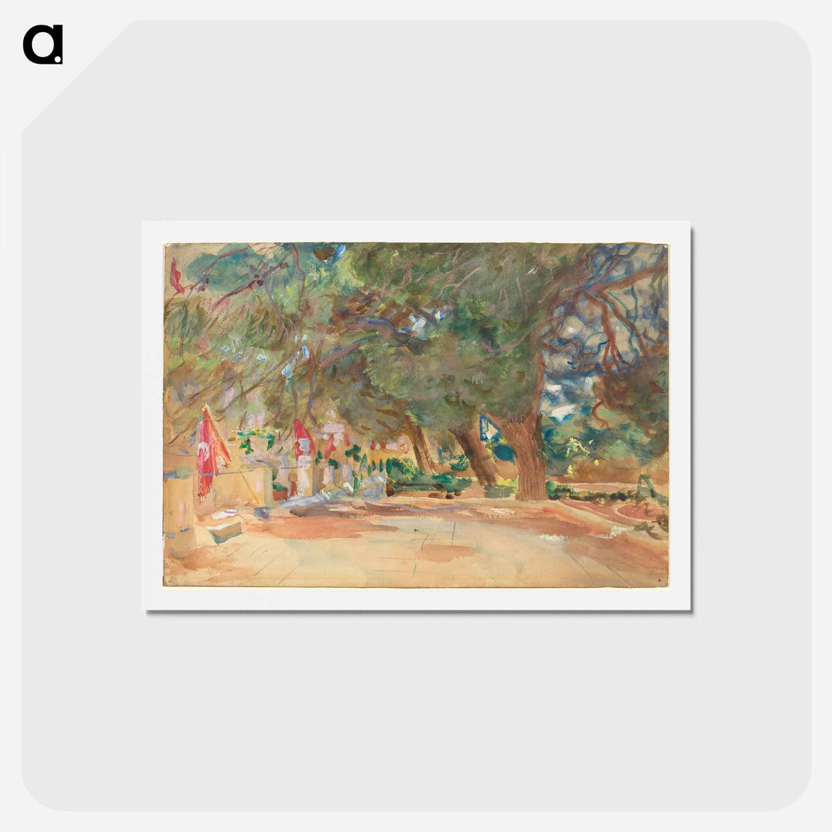 アートポストカード-A War Memorial - ジョン シンガー サージェント Postcard.