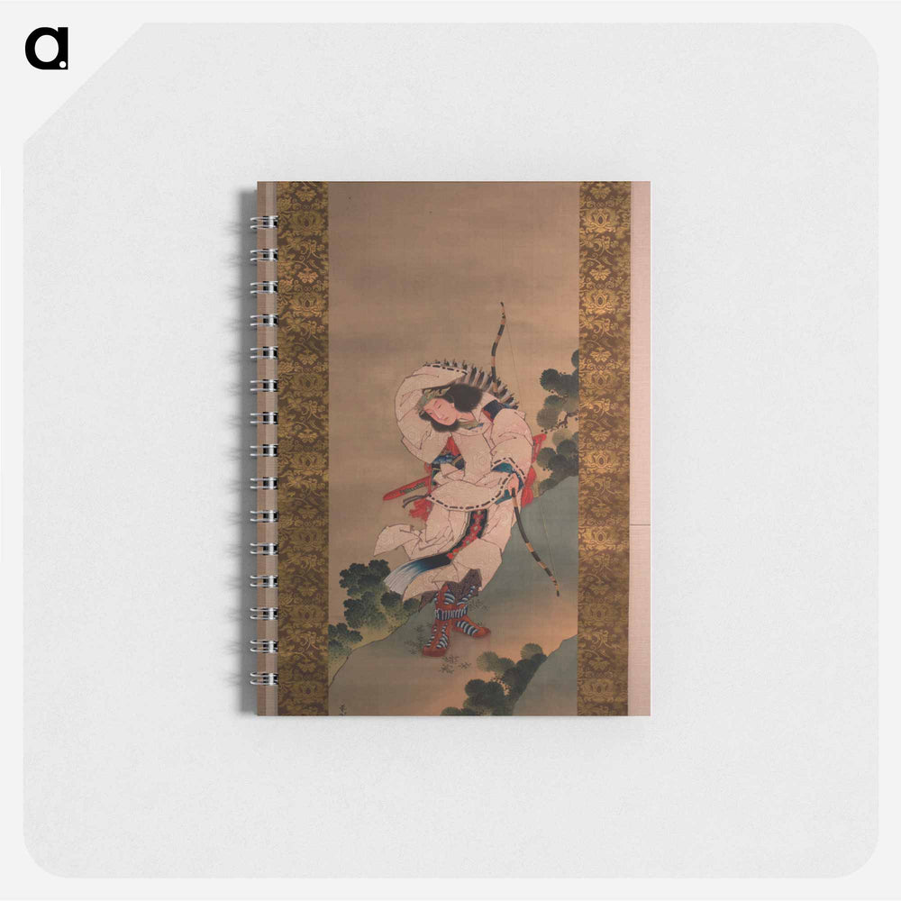 The Legendary Empress Jingū - 葛飾 北斎 Memo.