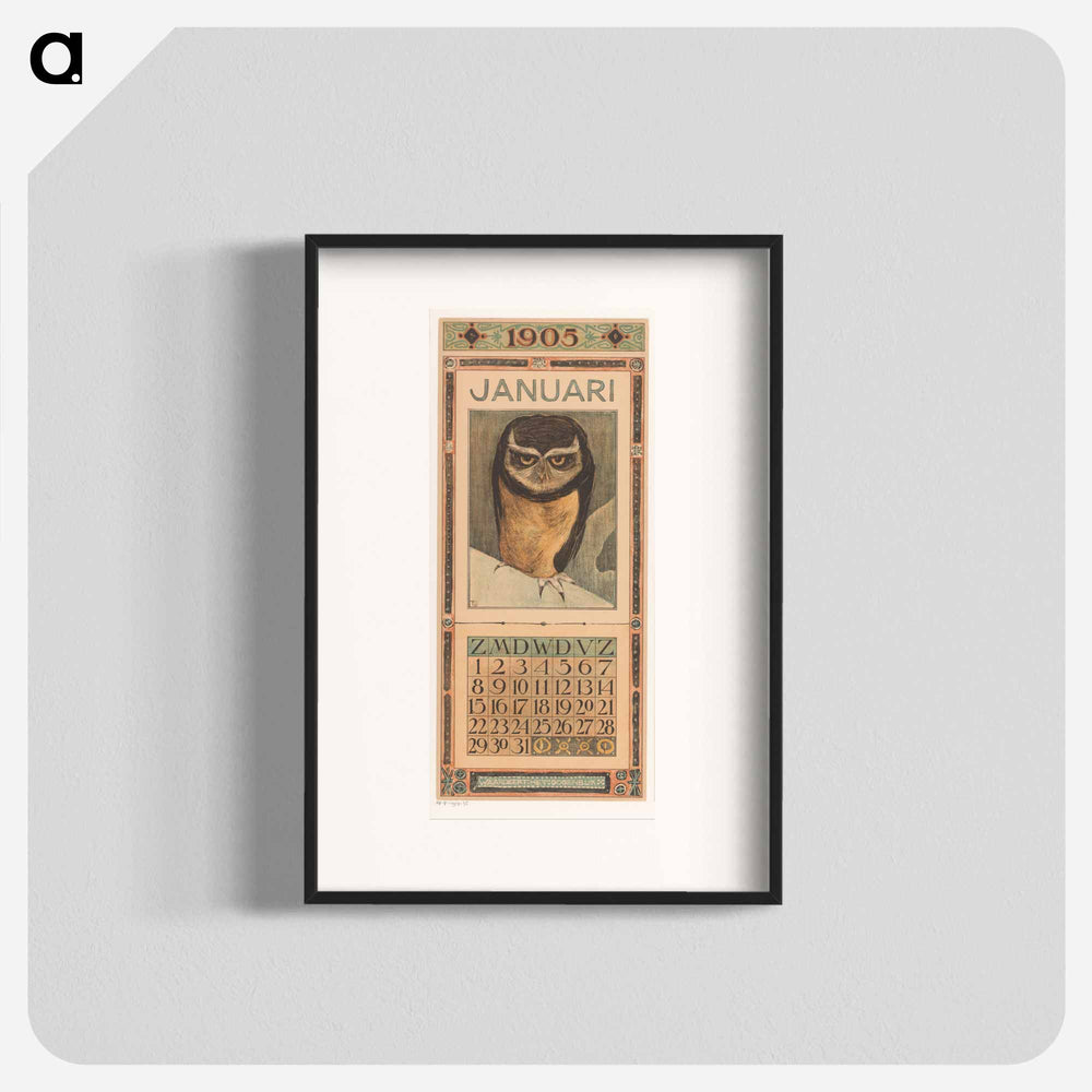 Calendar January 2019 - Theo van Hoytema Poster.