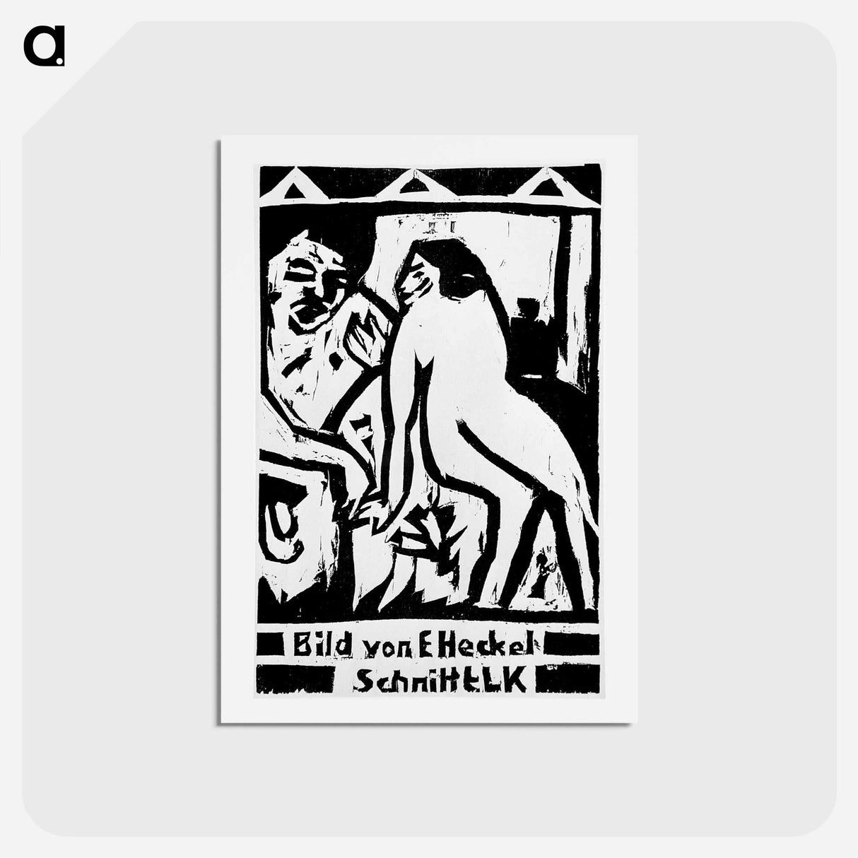 アートポストカード-Man and woman - エルンスト ルートヴィヒ キルヒナー Postcard.