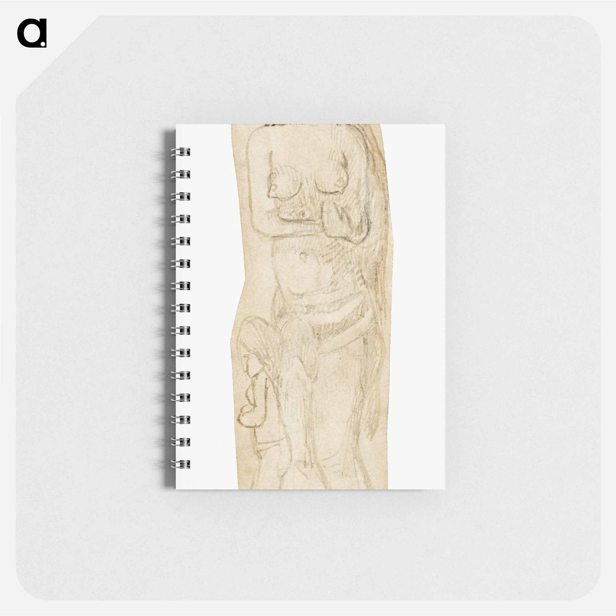 Sketch of Maori Woman and Child - ポール ゴーギャン Memo.