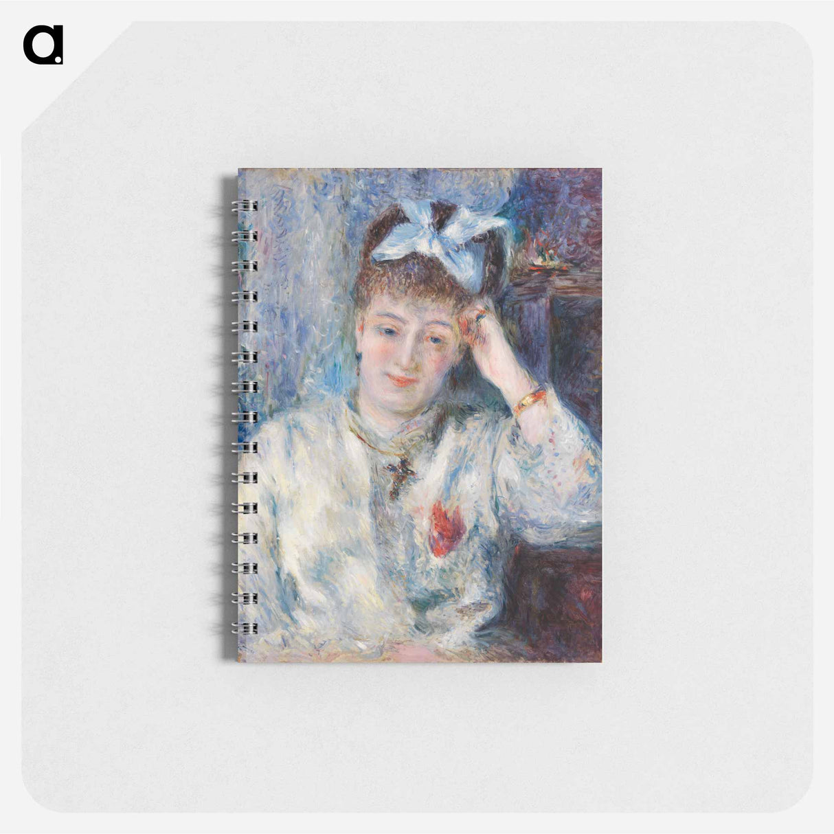 Portrait of Mademoiselle Marie Murer - ピエール オーギュスト ルノワール Memo.