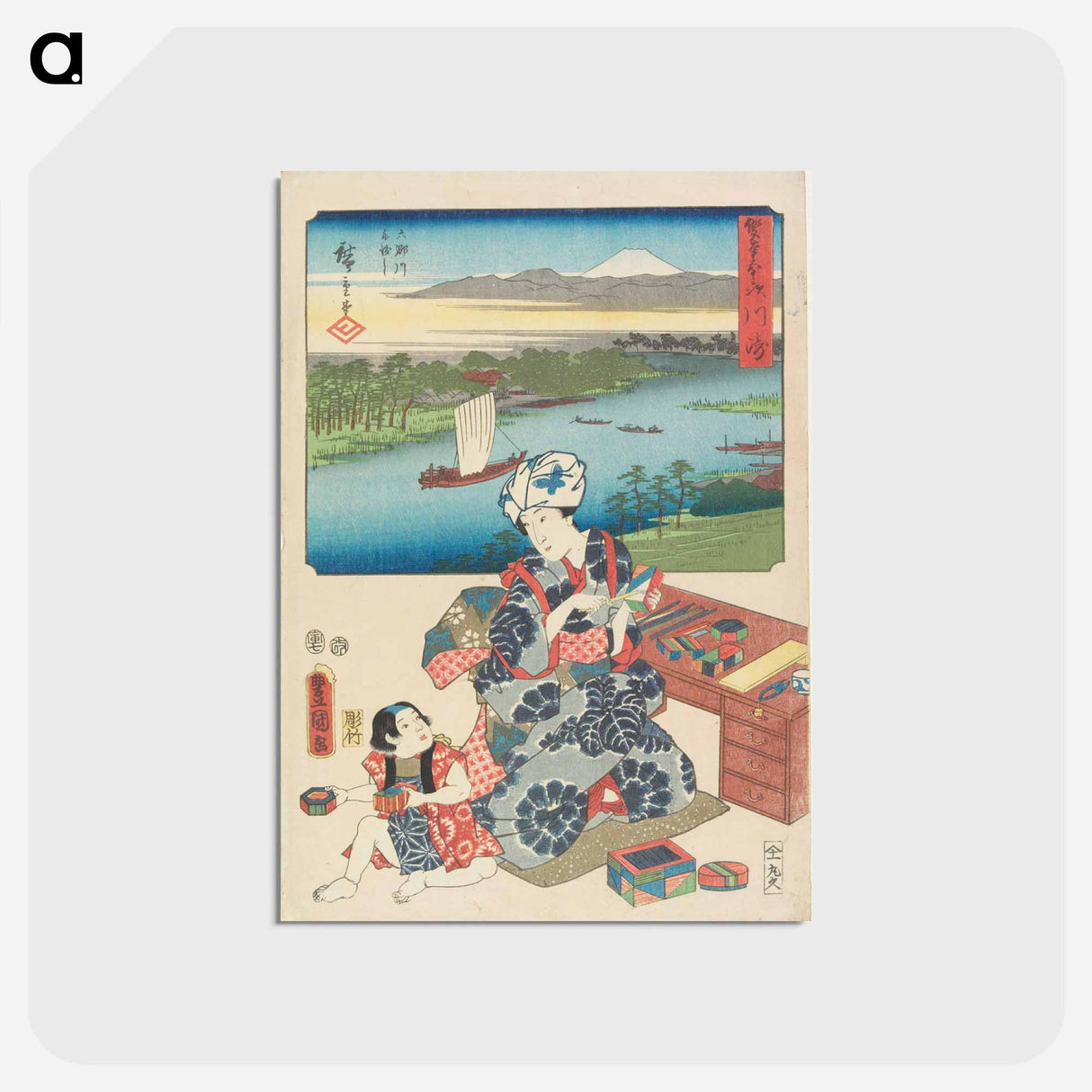 アートポストカード-Kawasaki
- 歌川 国貞 Postcard.
