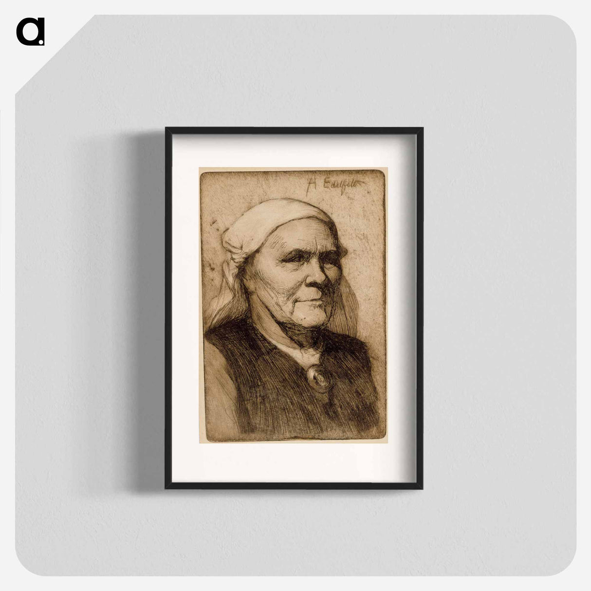 Ruokolahden eukko - アルバート エーデルフェルト Poster.