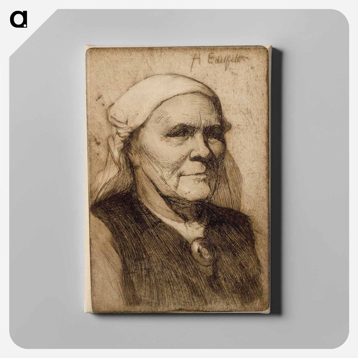 Ruokolahden eukko - アルバート エーデルフェルト Canvas.