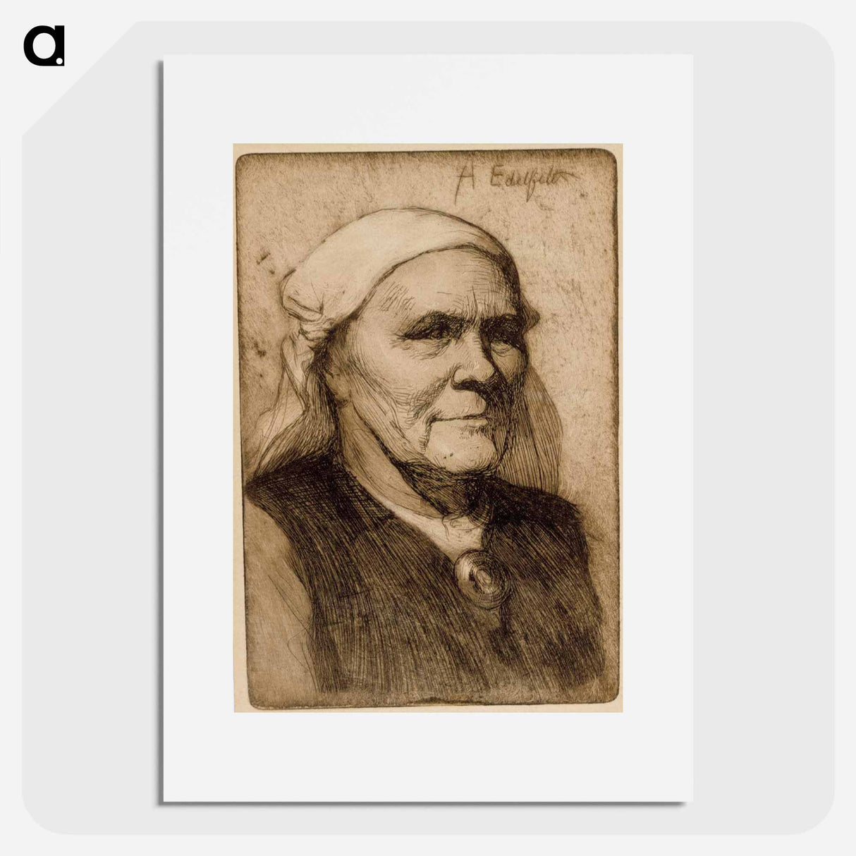 Ruokolahden eukko - アルバート エーデルフェルト Poster.