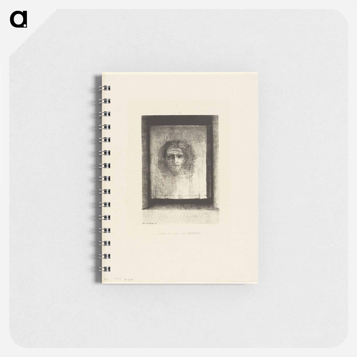 It was a Veil, an Imprint - オディロン ルドン Memo.