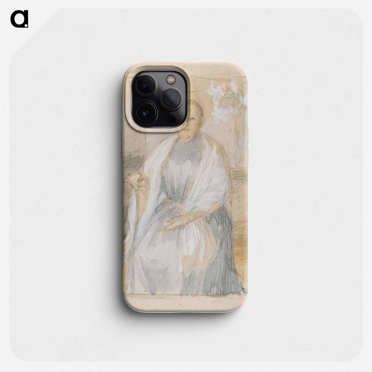 Portrait of Mrs. Anna Sinebrychoff, sketch - アルバート エーデルフェルト Phone Case.