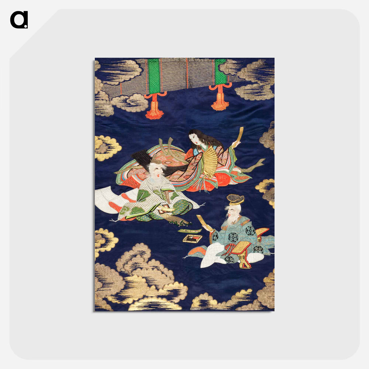 アートポストカード-Embroidered Fukusa
- クリーブランド美術館 Postcard.