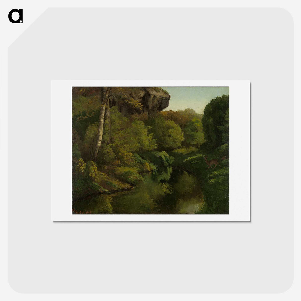 3-76_Gustave-Courbet_hagaki