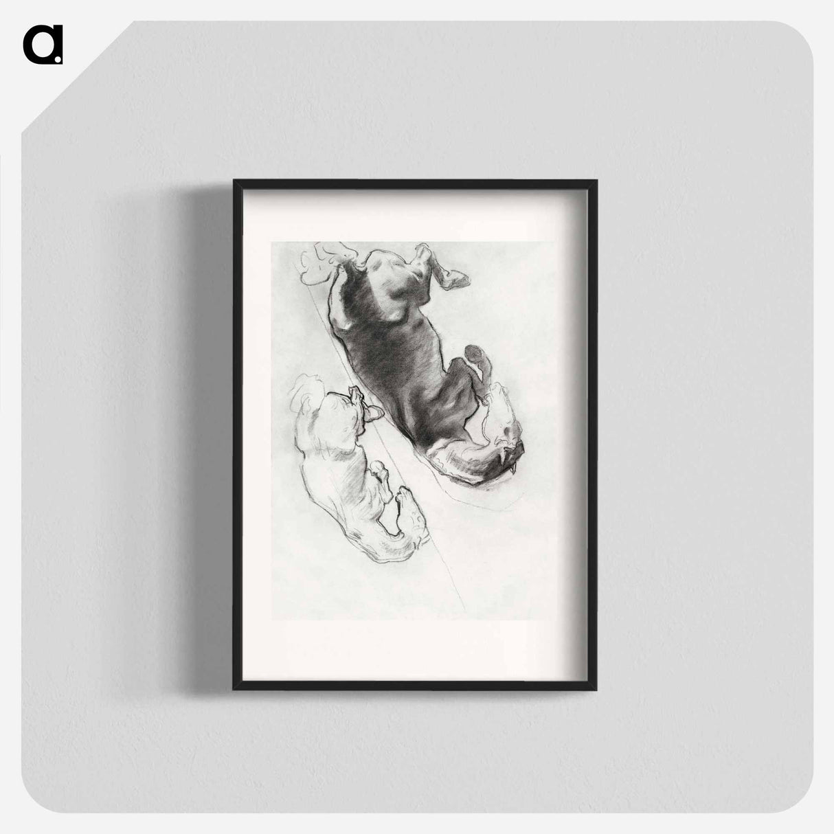 Studies for "The Fall of Gog and Magog" by John Singer Sargent - John Singer Sargent Poster.