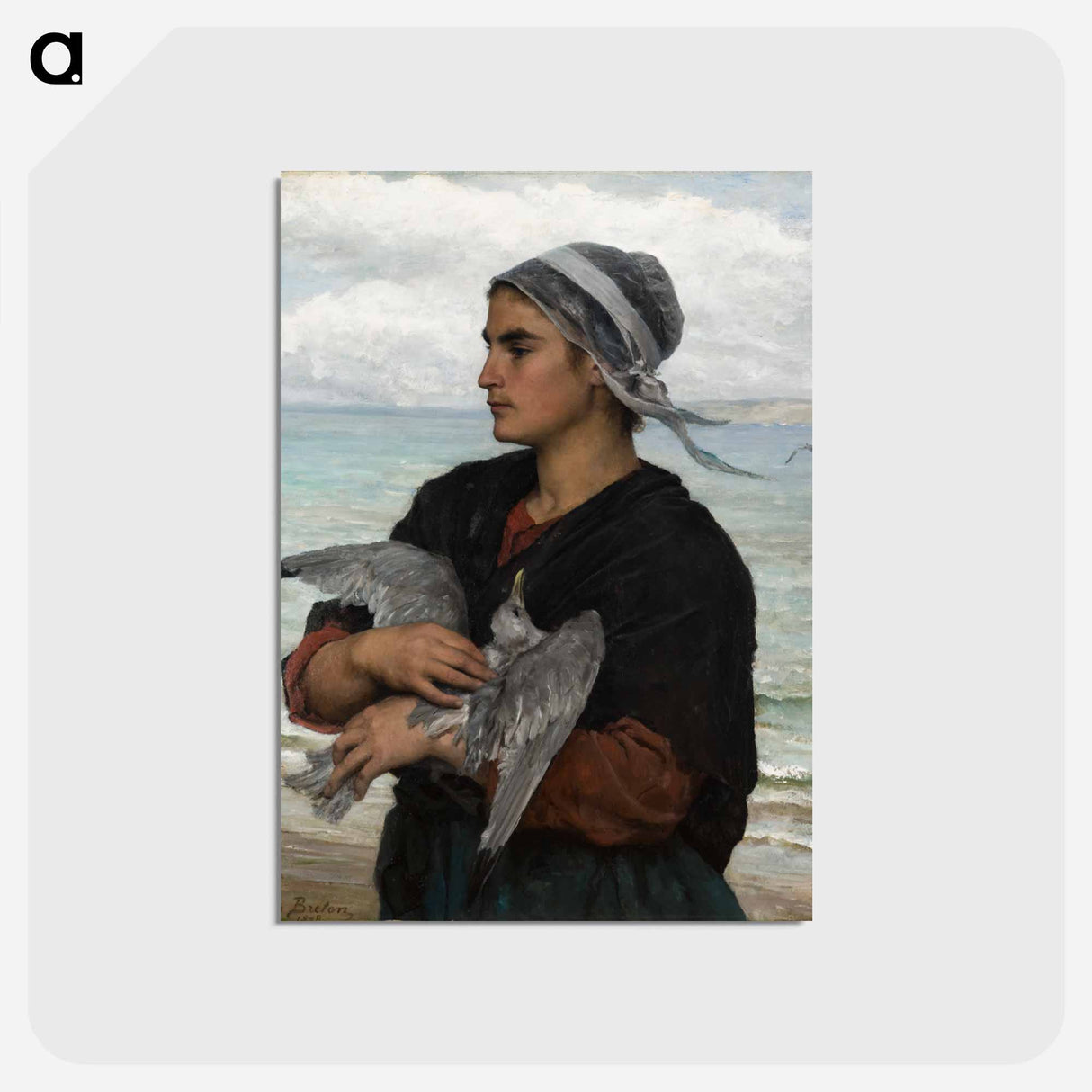 アートポストカード-The Wounded Seagull
- セントルイス美術館 Postcard.