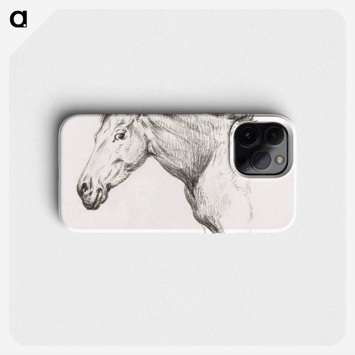 Head of a horse - ジャン ベルナール Phone Case.