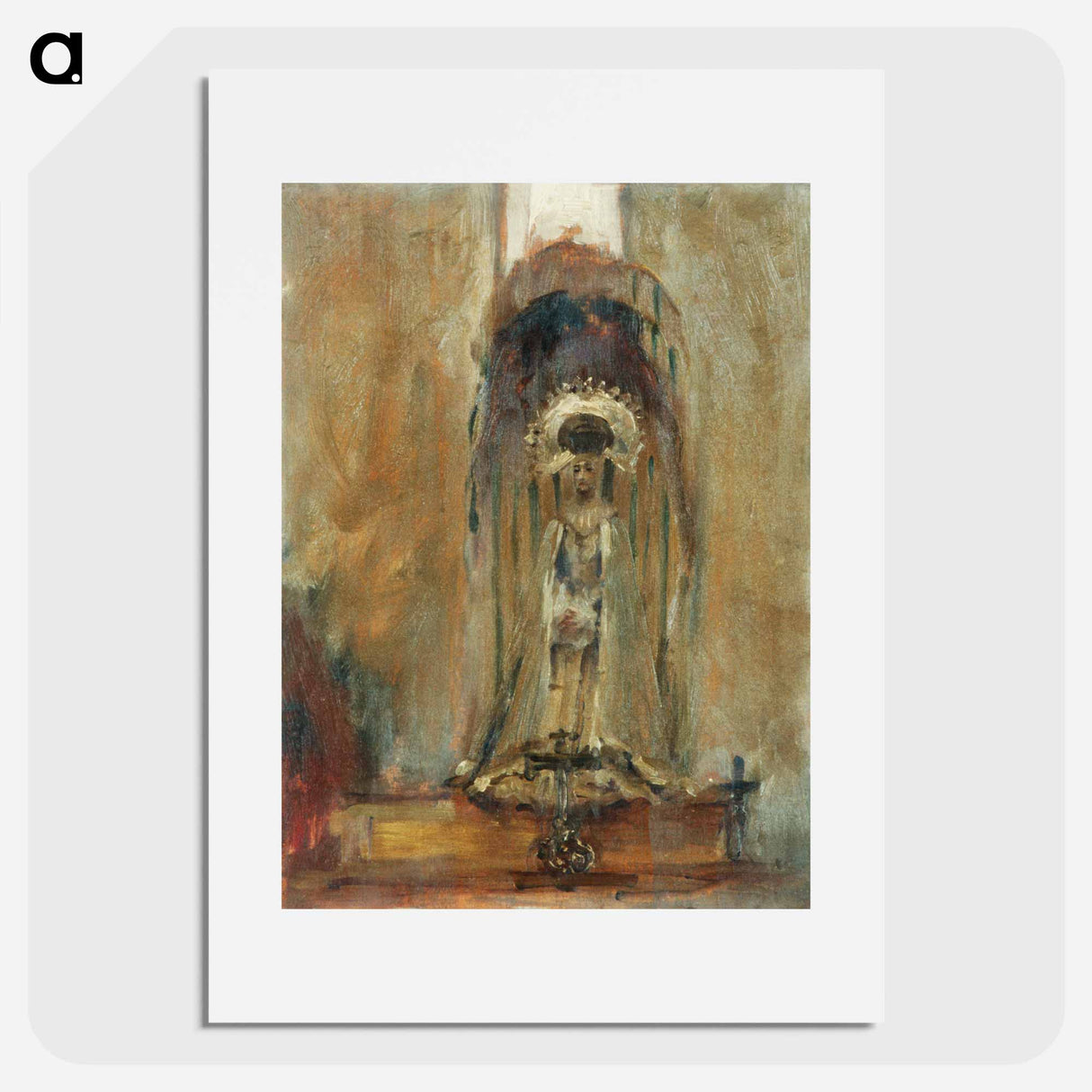 A Spanish Madonna - John Singer Sargent Poster.