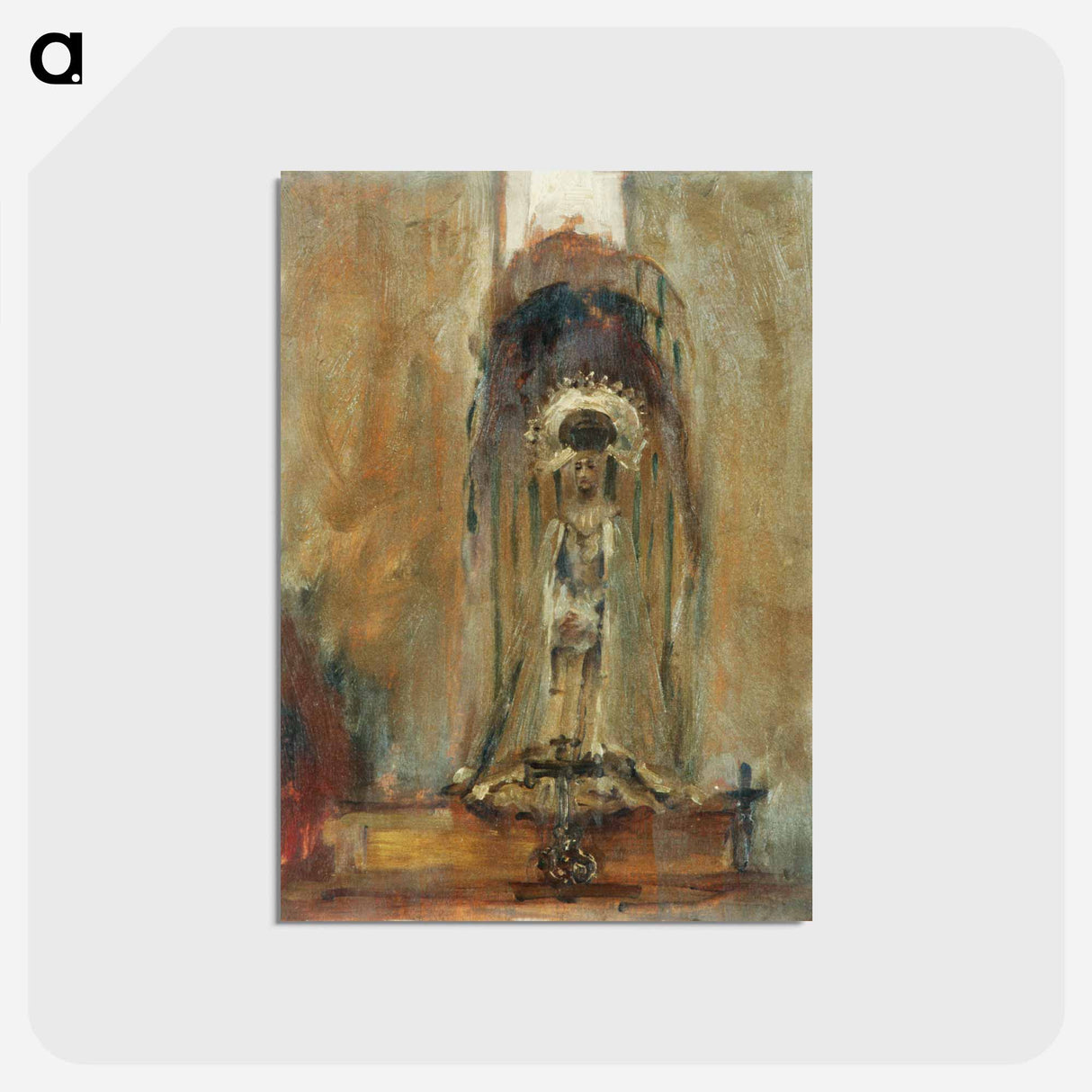アートポストカード-A Spanish Madonna - ジョン シンガー サージェント Postcard.