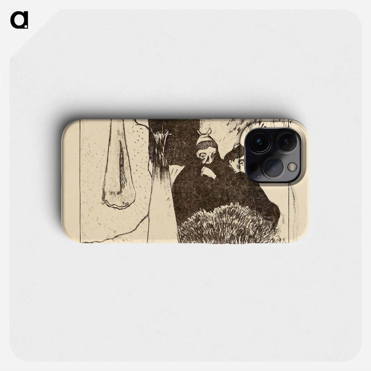 Old Women of Arles - Paul Gauguin Phone Case.