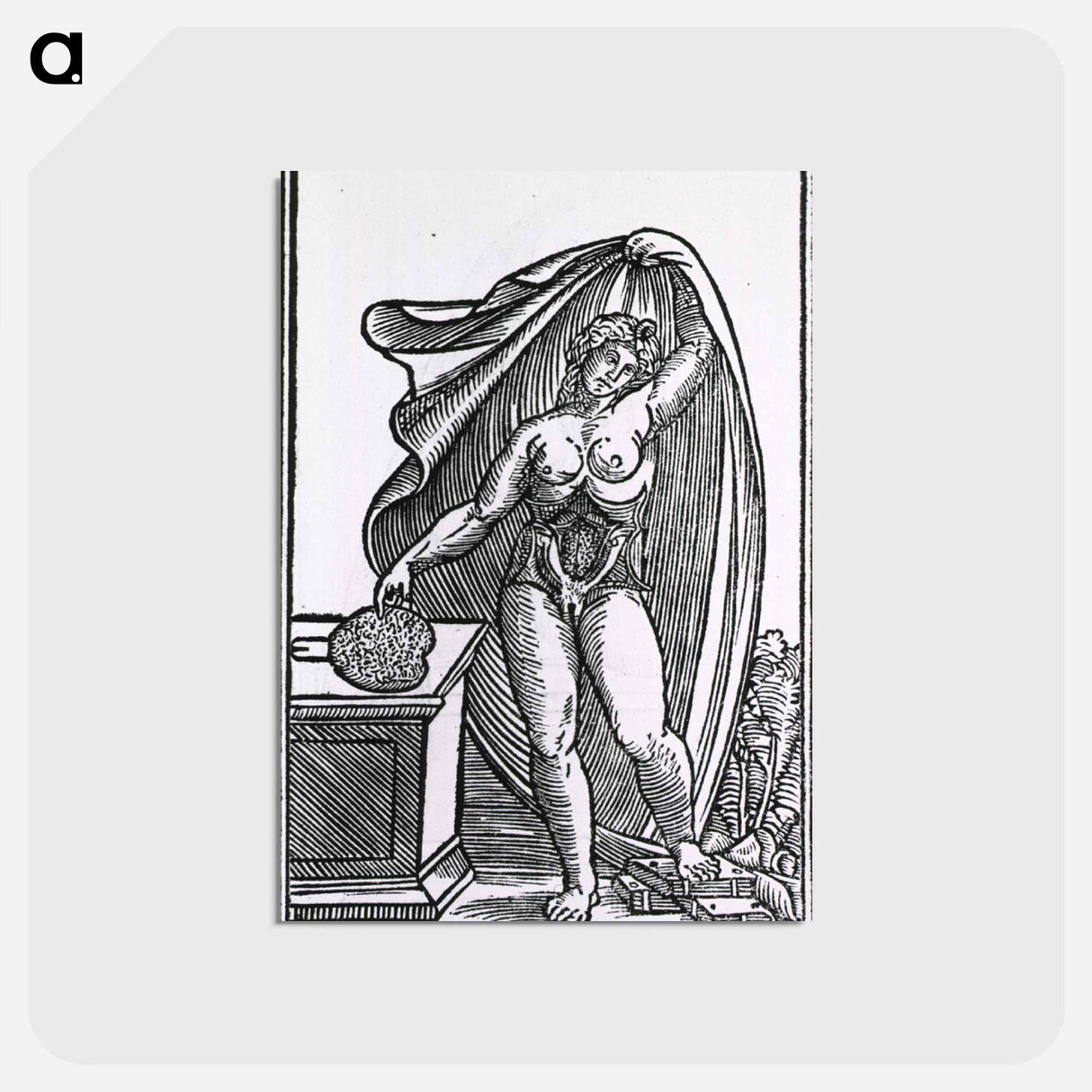 アートポストカード-Anatomy of the Female Body
- 国立医学図書館 Postcard.