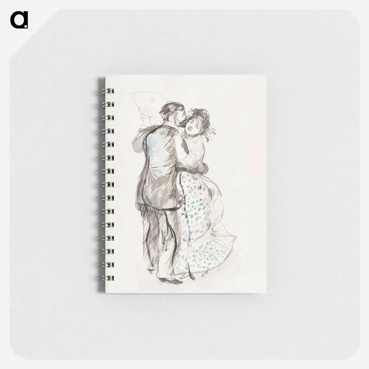 La danse à la campagne (The Dance in the Country) - ピエール オーギュスト ルノワール Memo.