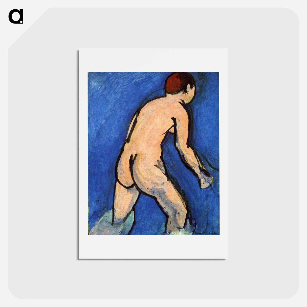 アートポストカード-Bather - アンリ マティス Postcard.