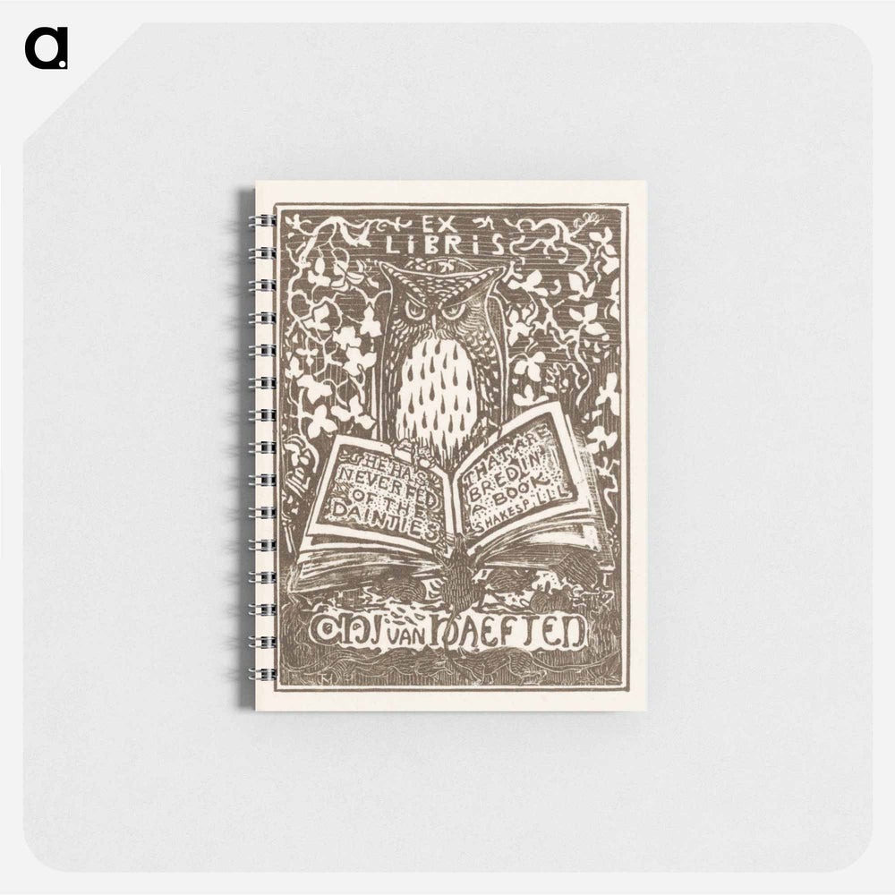 Ex libris van Jhr. C.H.J. van Haeften - テオ ヴァン ホイテマ Memo.