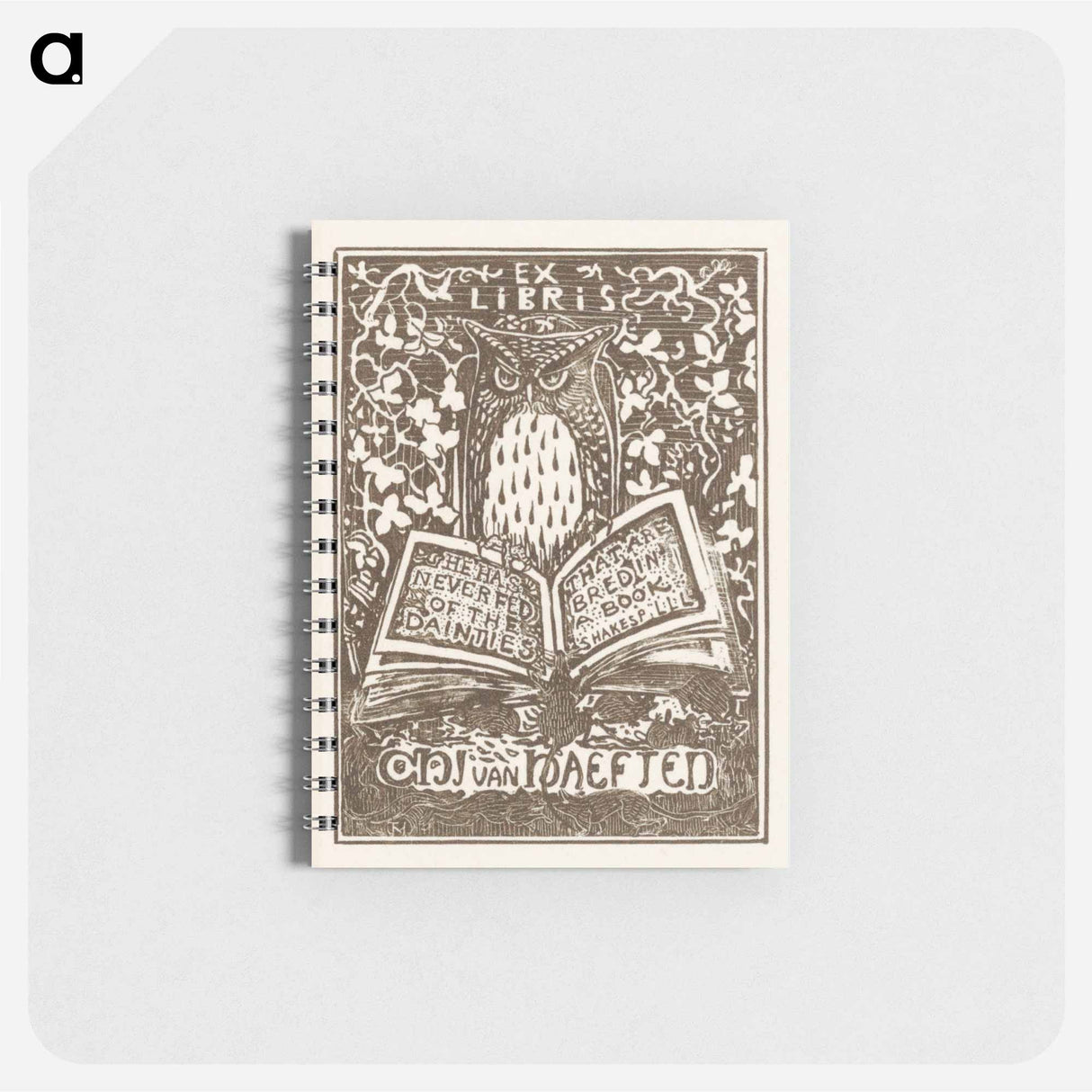 Ex libris van Jhr. C.H.J. van Haeften - テオ ヴァン ホイテマ Memo.