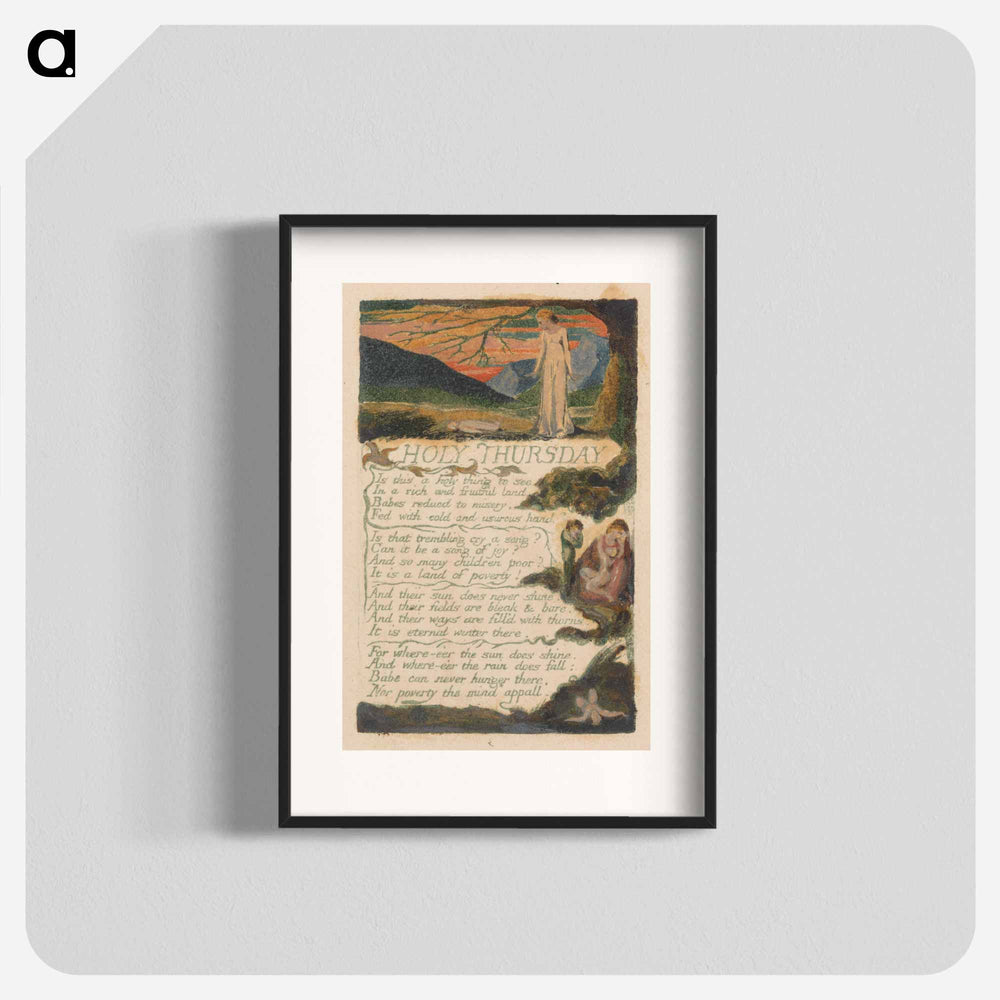 Holy Thursday - William Blake Poster.