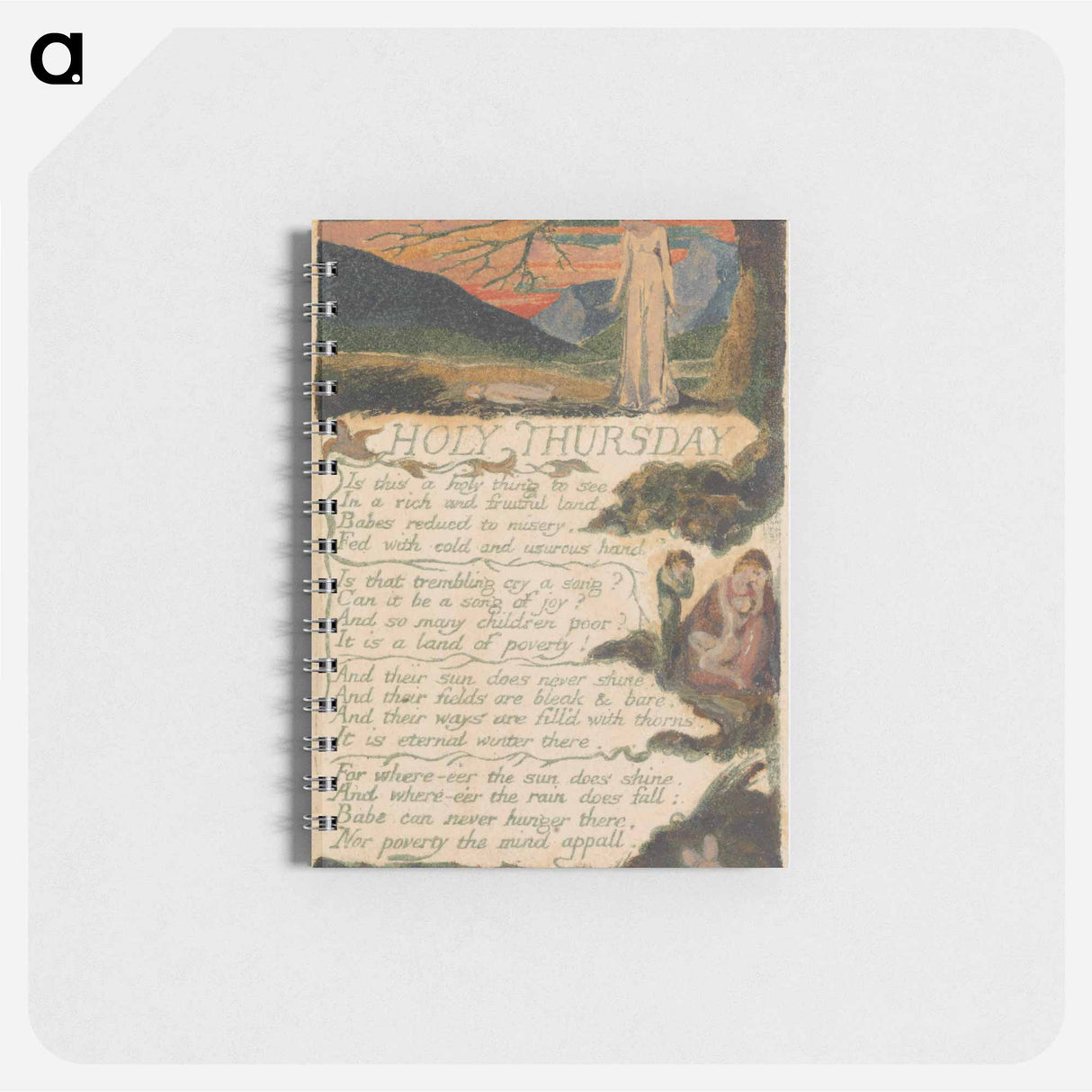 アートメモ帳-Holy Thursday - ウィリアム ブレイク Memo.