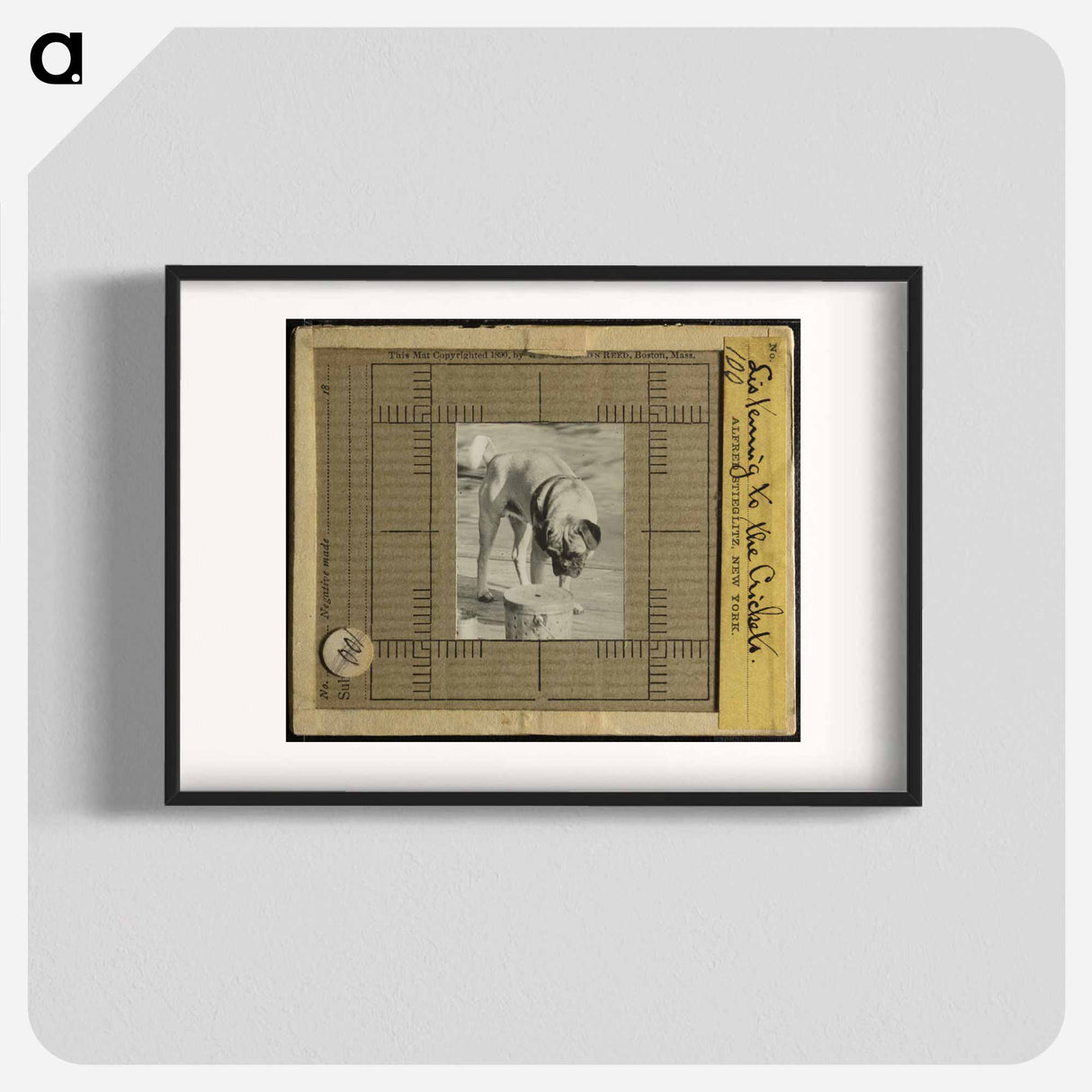 Listening to the Crickets - アルフレッド スティーグリッツ Poster.