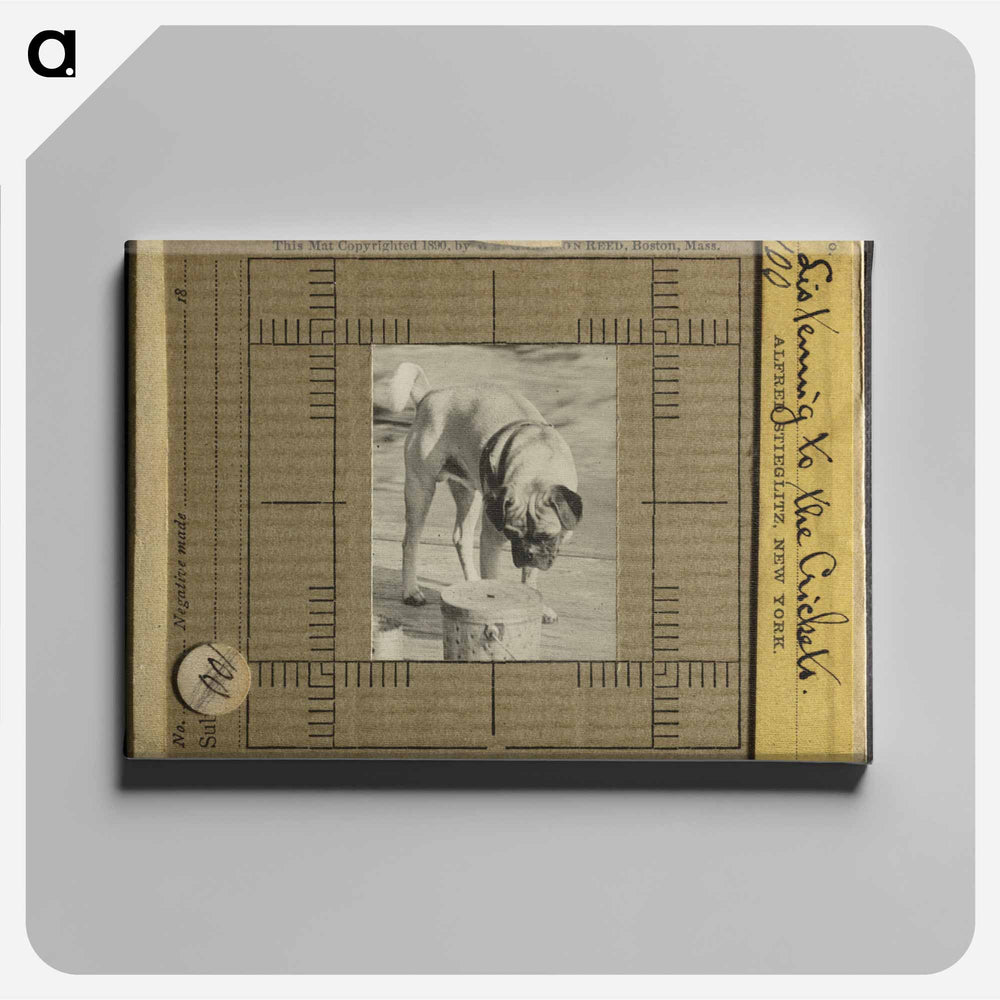 Listening to the Crickets - アルフレッド スティーグリッツ Canvas.