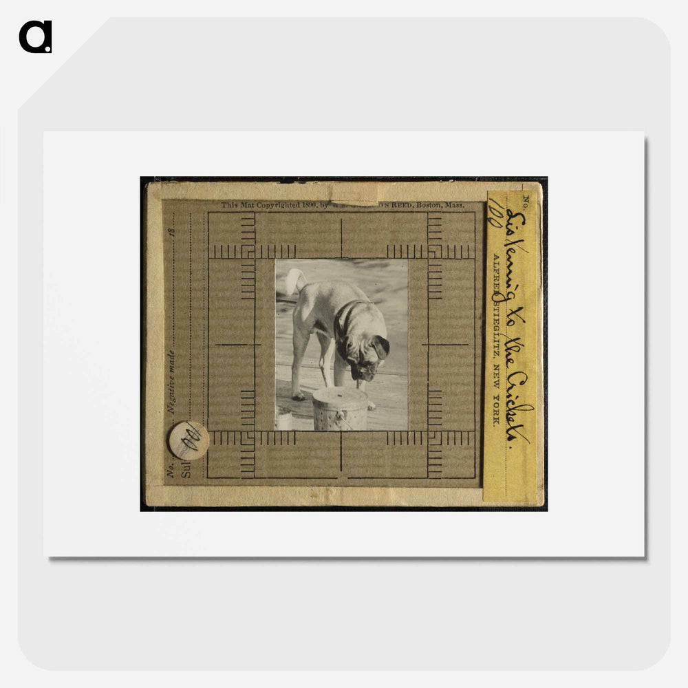 Listening to the Crickets - アルフレッド スティーグリッツ Poster.