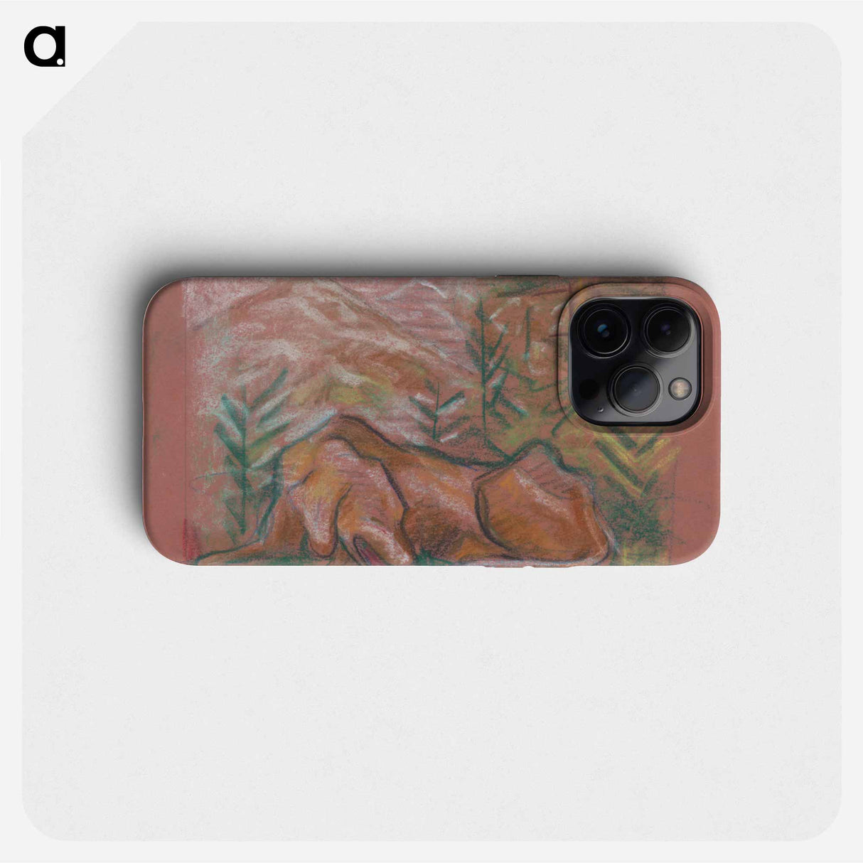 Dog in the woods - アーノルド ピーター ワイズ クビンチャン Phone Case.