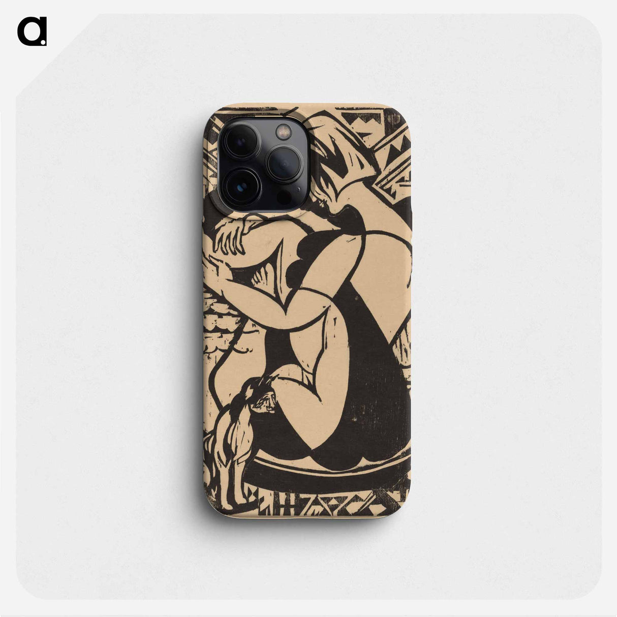 Woman in the Bathtub - Ernst Ludwig Kirchner Phone Case.